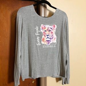 [FEMME ROYALE] Lioness Open Back Top